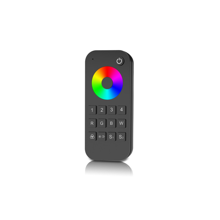 mart 2.4G RF touch multifunktionel fjernbetjening til Led lys, 4 zoner