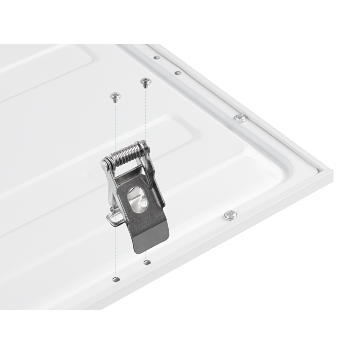 Fjederclips til LED panel, sæt med 4 stk.