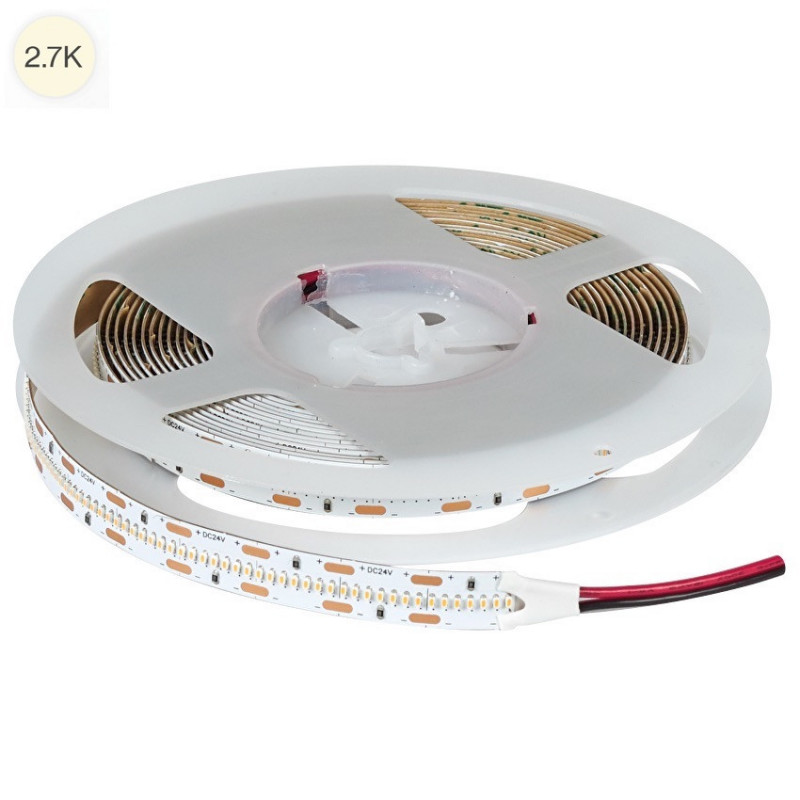 Proff. LED Bånd/Strips, 22 W/m, 2700, 24V DC, 420 Led/m, IP20, SMD2110