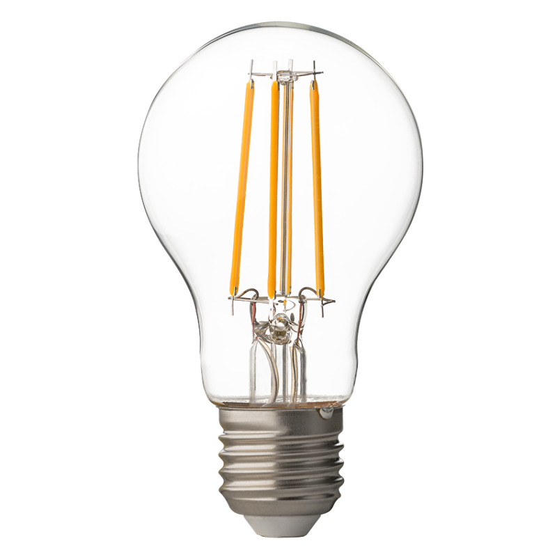 LED filament pære 8W, E27, 2700K, dim