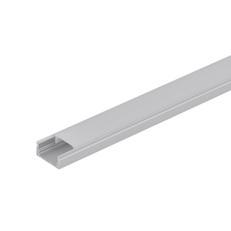 Aluminium profil Led bånd, 2M, påbyg