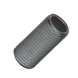 Rørnippel M10x1x50MM rund, elgalvaniseret