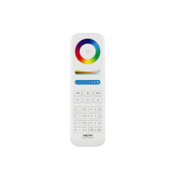 ZIGBEE RGB+CCT touch fjernbetjening med 7 zoner - 2,4GHZ