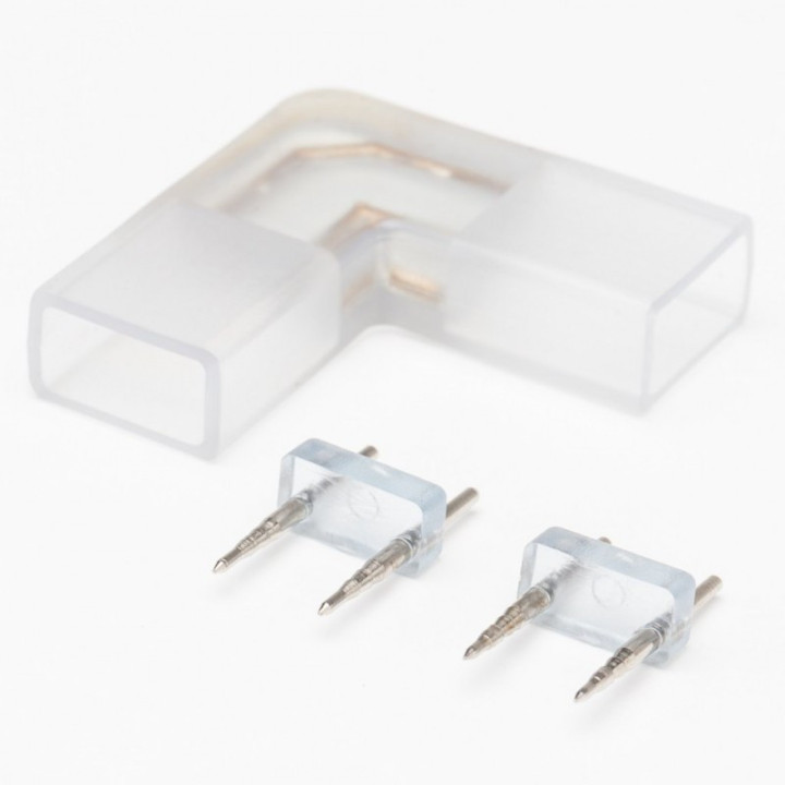 L-samler til enkeltfarve LED bånd - model ECO, 230V