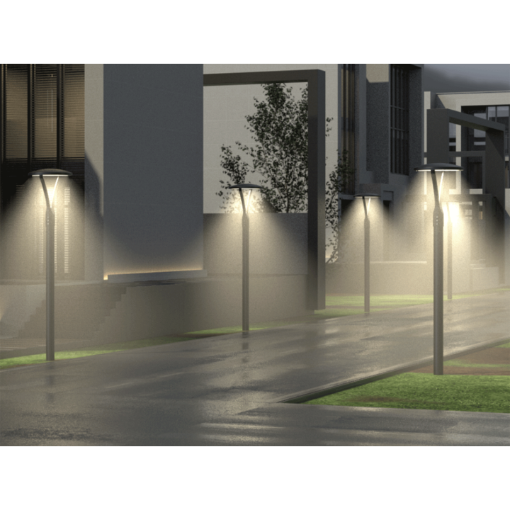 LED park- og gadelampe 30/60/90W IP66 – 150 lm/W