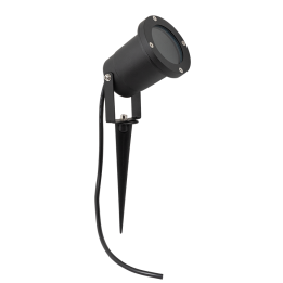 LED havespot, GU10, IP65, sort