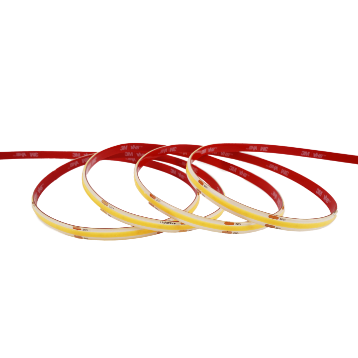 LED COB bånd 3000K, 10W/m, 24V, Ra95, 420LED/m, IP65
