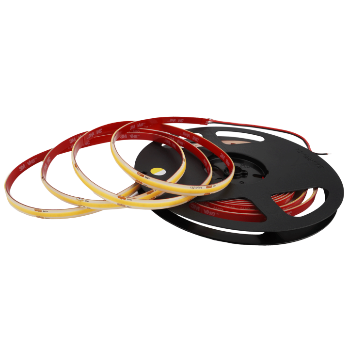 LED COB bånd 3000K, 10W/m, 24V, Ra95, 420LED/m, IP65