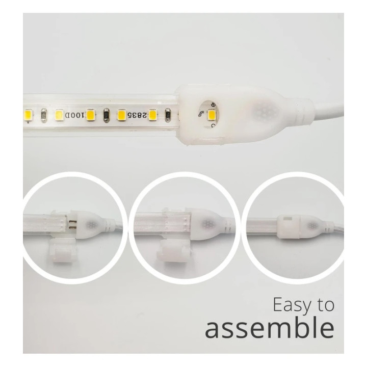 LED lysbånd 230V IP67 – 3000/4000K, 10W/m | Ultraline