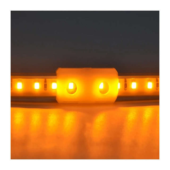 Samler til 230V LED-strip 10W/m | Inkl. krympeflex