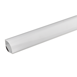 45° aluminiumsprofil til LED-bånd | 2 m hjørneprofil