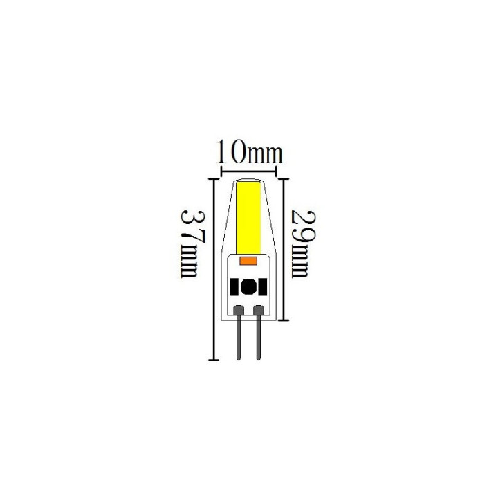 Dæmpbar G4 LED-stiftpære 1,5W, 12V | 2800K/4500K