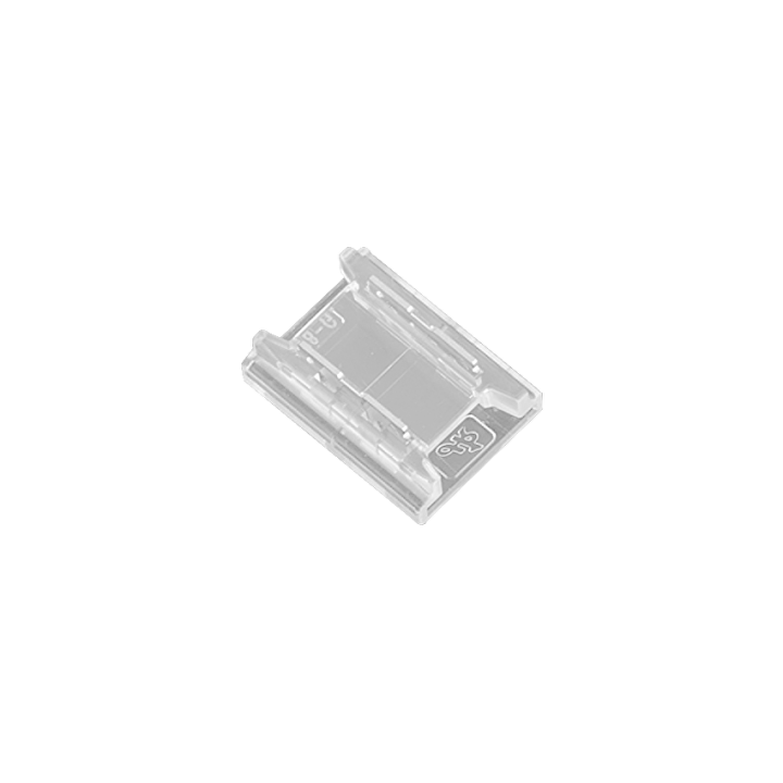 Connector til enkelt farve LED bånd  8mm 5stk./pakke