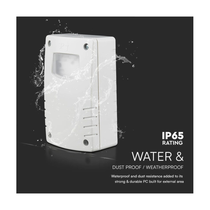 Skumringsrelæ med timer | IP65 og justerbar