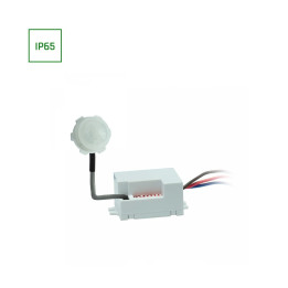 Mini PIR bevægelsessensor, 360°, 100W, 230V, 6m, IP65