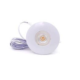 Hvid LED møbelspot 2,5W 350mA – hul Ø56 mm | Ultraline