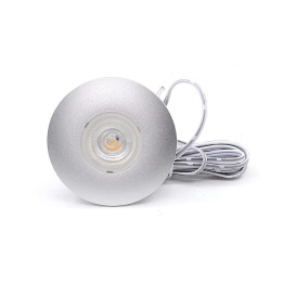 LED-møbelspot 2,5W, 12V, Ra91 | Børstet stål