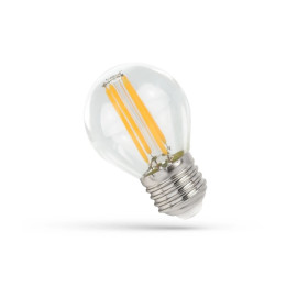 LED filament pære - krone, 4W, E27, 2700 - 4000K