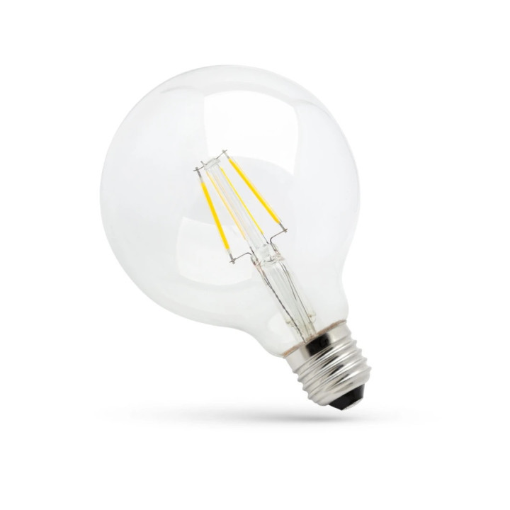 LED pære - Globe, E27, 12W, 3000-4000K, Ø12,5 cm