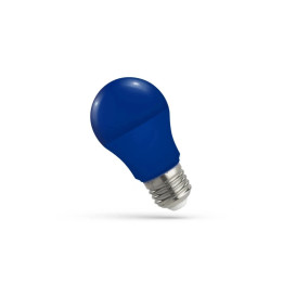 Blå E27 LED-pære 4,9W | farvet lys