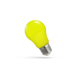 Gul E27 LED-pære 4,9W | farvet lys