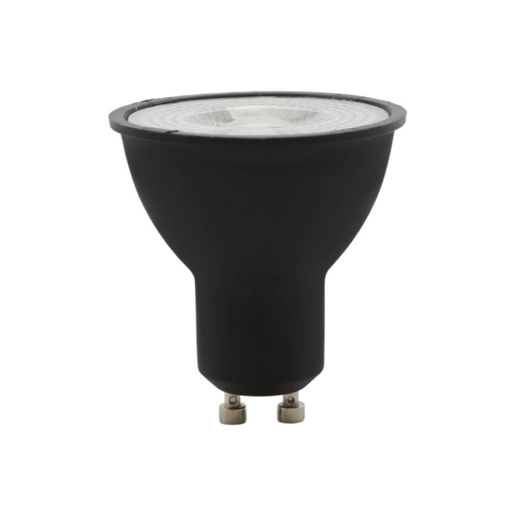 LUX6 LED spot 6W, sort, RA 97, 230V, GU10, 3-4000K, dim