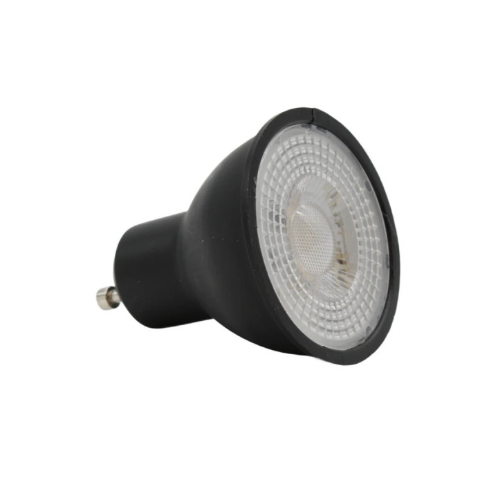 LUX6 LED spot 6W, sort, RA 97, 230V, GU10, 3-4000K, dim