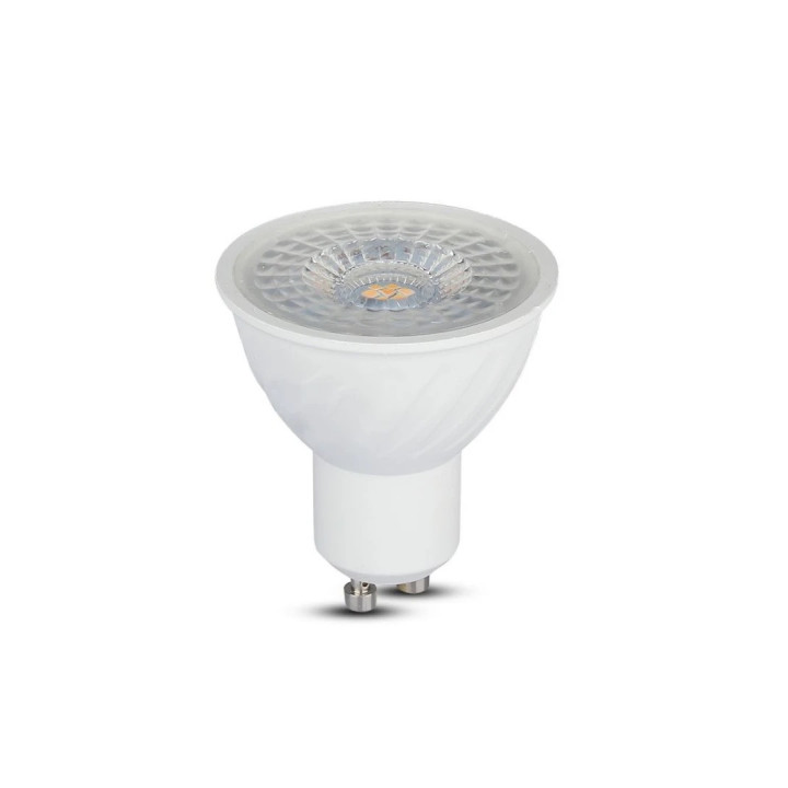 LED spotlys 6W, 220V, GU10 , 3000-4000K, 110°, dim