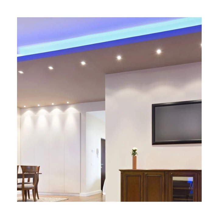 LED spotlys 6W, 220V, GU10 , 3000-4000K, 110°, dim