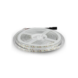 LED bånd 12V, 120 LED/m, 7,2W/m, 3000–4000K, 5m, IP65