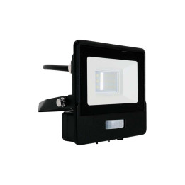 Led projektør m. PIR-sensor, slank, 10W, 4000K, 220V, IP65