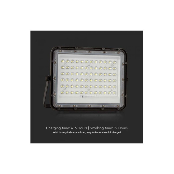 Solar LED-projektør 15W med PIR | 4000K, IP65