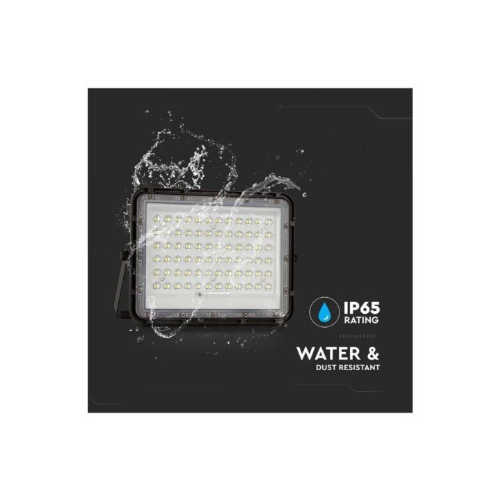 Solar LED-projektør 15W med PIR | 4000K, IP65