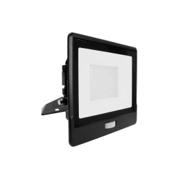 Led projektør m. PIR-sensor, slank, 50W, 4000K, 220V, IP65
