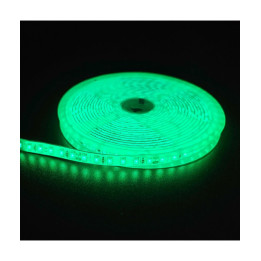 LED bånd- Grøn 10W/m, 5m, 120 LED pr/m, 24V, IP65