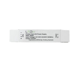 LED strømforsyning- Flicker free, 200W, 24V DC, 12,5A, IP20