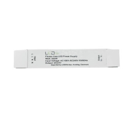 LED strømforsyning- Flicker free, 300W, 24V DC, 12,5A, IP20