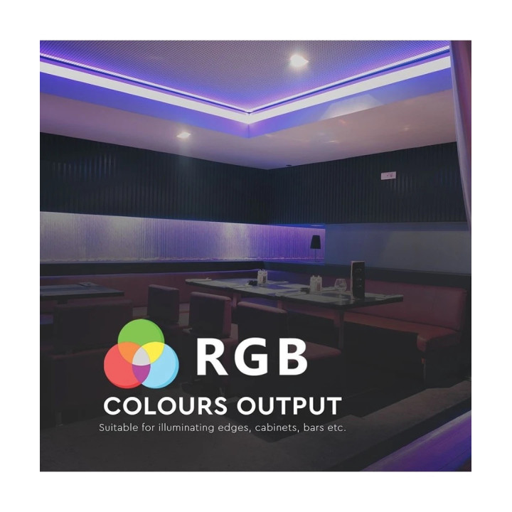 LED Bånd, RGB, 7W/m, 60 LED/m, 12V, 5m, IP20 | Ultraline