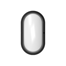 LED bulkhead 2-CCT, Sort, 3-4000K, IP65