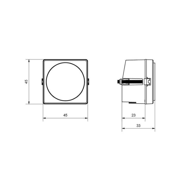 Universal LED-lysdæmper 200W – hvid