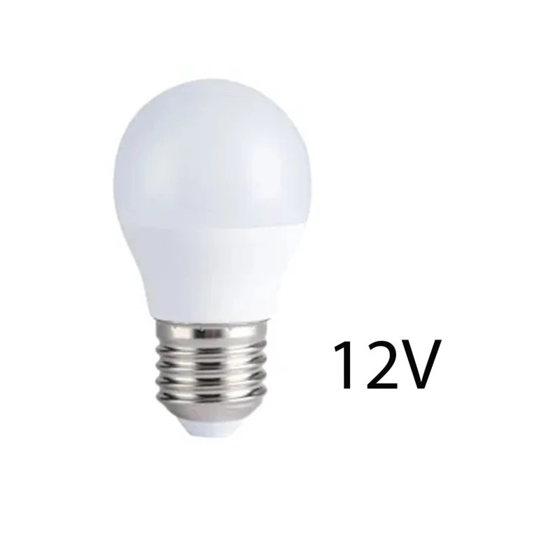LED pære - krone, 12V DC,...