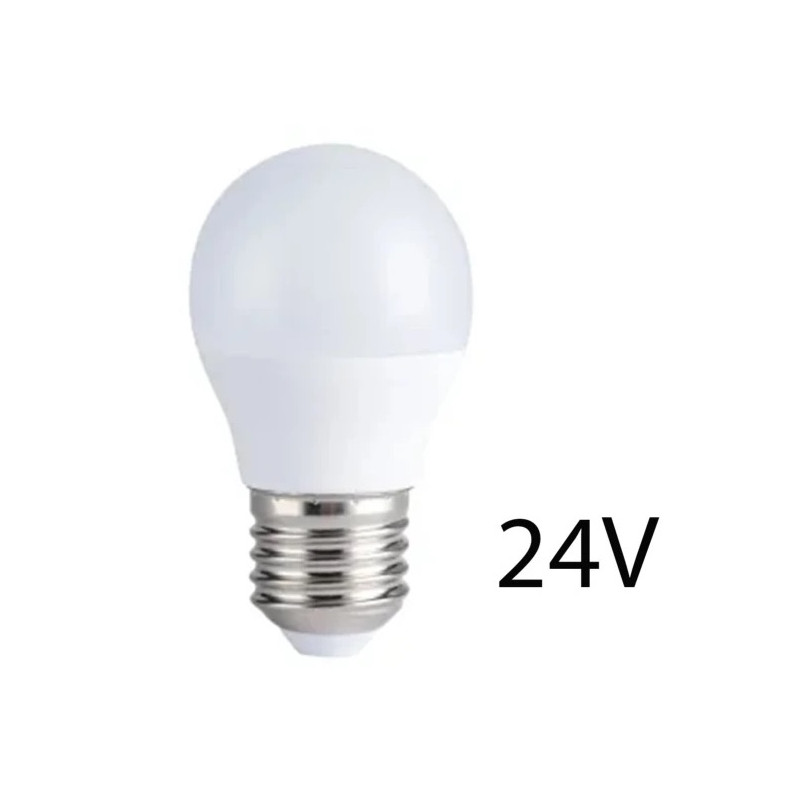 LED pære - krone, 24V...