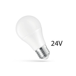 E27 LED-pære 24V AC/DC, 8,5W | 3000K eller 4000K