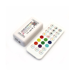 RGB+WW WiFi-controller med fjernbetjening | Tuya, 12/24V