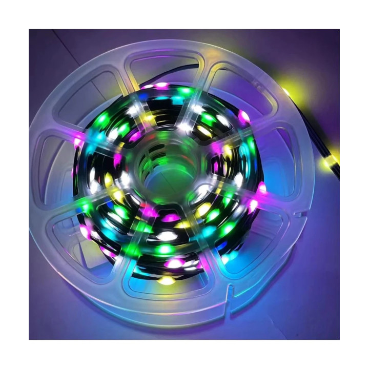 RGBIC LED-lyskæde 5 m, 50 LED, grøn | Bluetooth, 230V