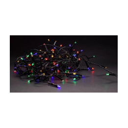 LED-julelyskæde 9 m, 120 multicolor LED | IP44