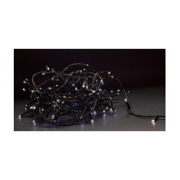 Varmhvid LED-julelyskæde 14 m, 180 LED | IP44, memory