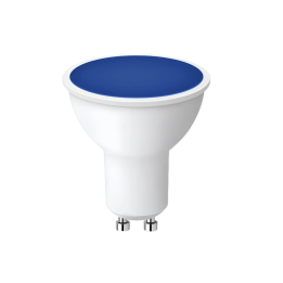Led farve spots, 5W, GU10, 220V, blå