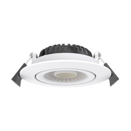 DimToWarm+CCT indbygningsspot, 7W Ø8,3cm, dæmpbar Rа96
