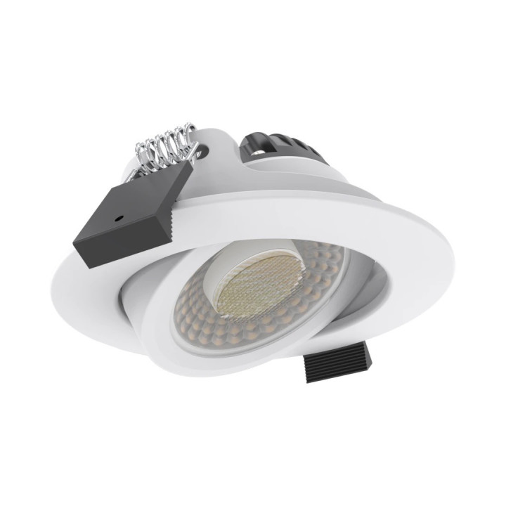 DimToWarm+CCT indbygningsspot, 7W Ø8,3cm, dæmpbar Rа96